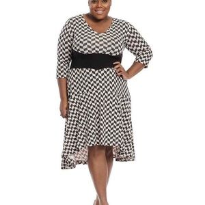 Effie's Heart Dauphine Dress In Herringbone 4x